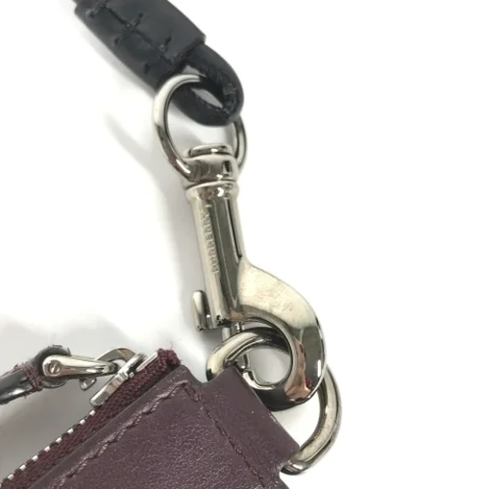 Burberry Vintage Pre-owned Leather wallets Purple Dames