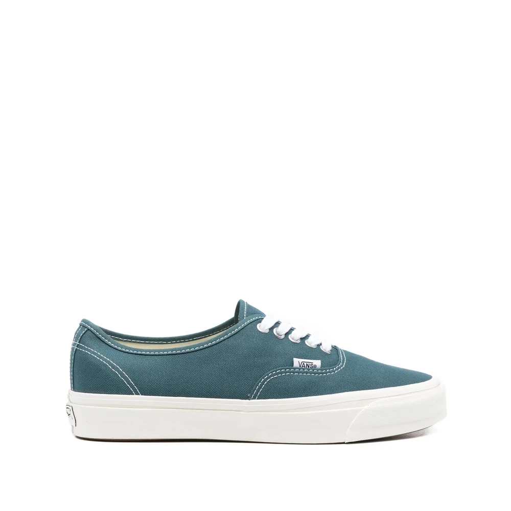 Vans Men's Blue Lace-Up Sneaker With Rubber Sole