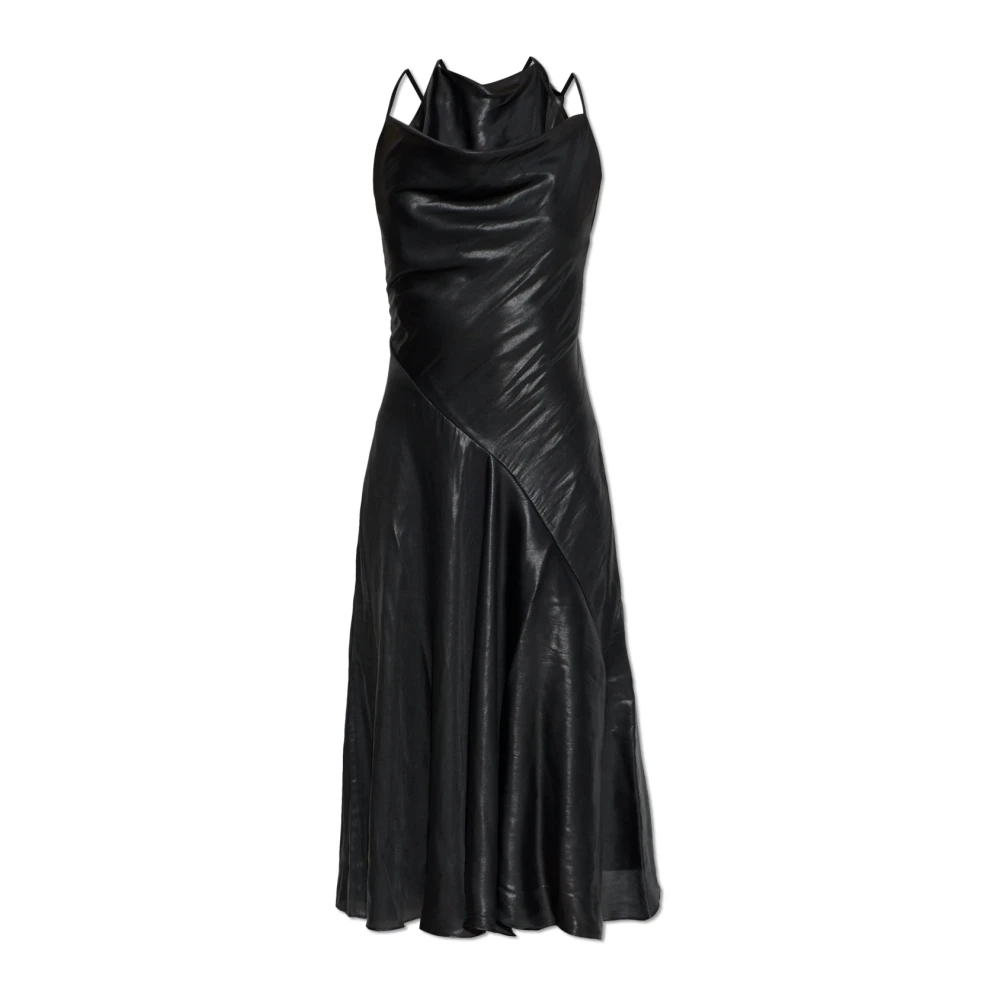 Diesel Midi Dresses, Female, M, D-Ebra-S1 Dress Black