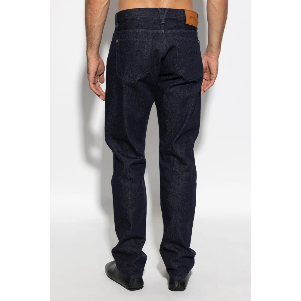 Versace Straight leg jeans Blue Heren