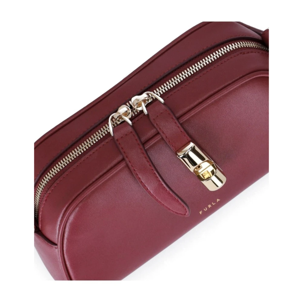 Furla Kersenrode Mini Crossbody Tas Red Dames