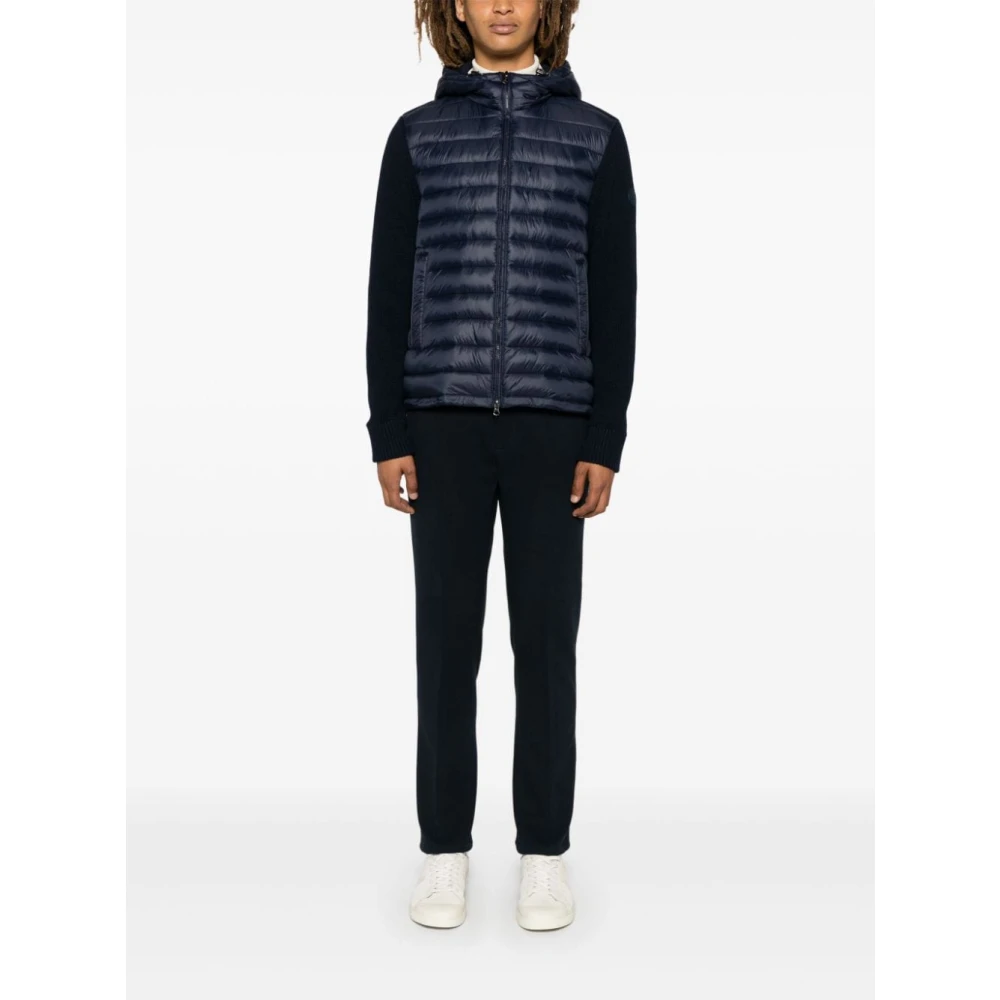Circolo 1901 Blauwe Fleece Textuur Broek Blue Heren