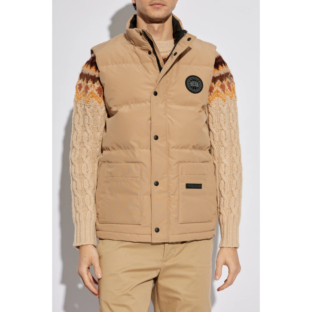 Canada Goose Donsvest Freestyle Beige Heren