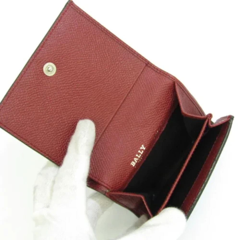 Bally Pre-owned Leather wallets Black Dames