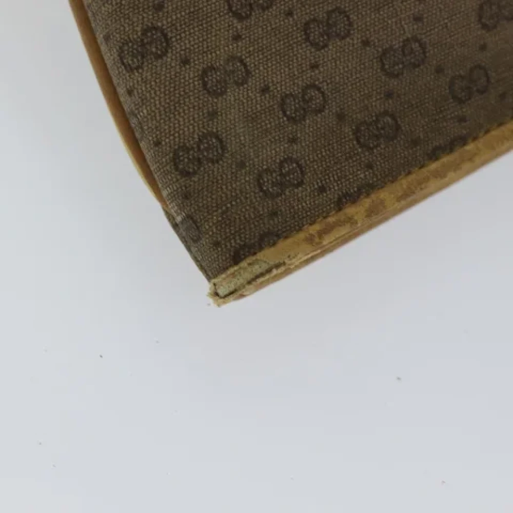 Gucci Vintage Pre-owned Leather totes Beige Dames
