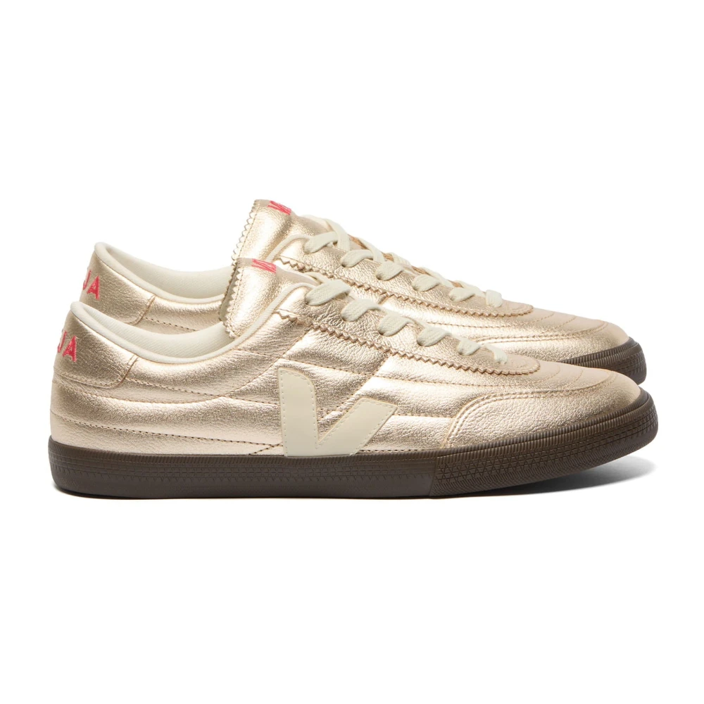 Veja Panenka O.t. Leren Sneaker Dames Schoenen Geel