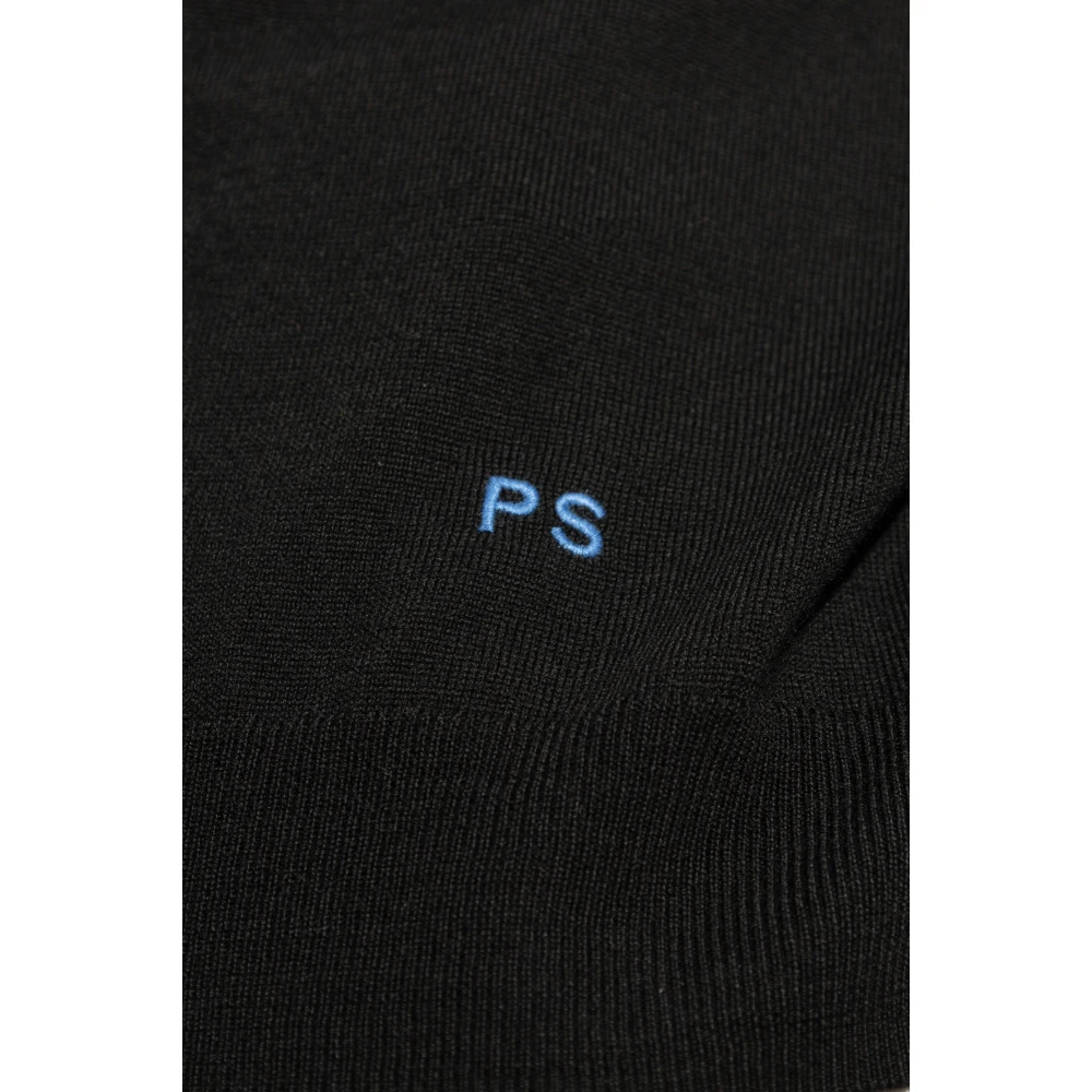 PS By Paul Smith Polo Sweater Black Heren