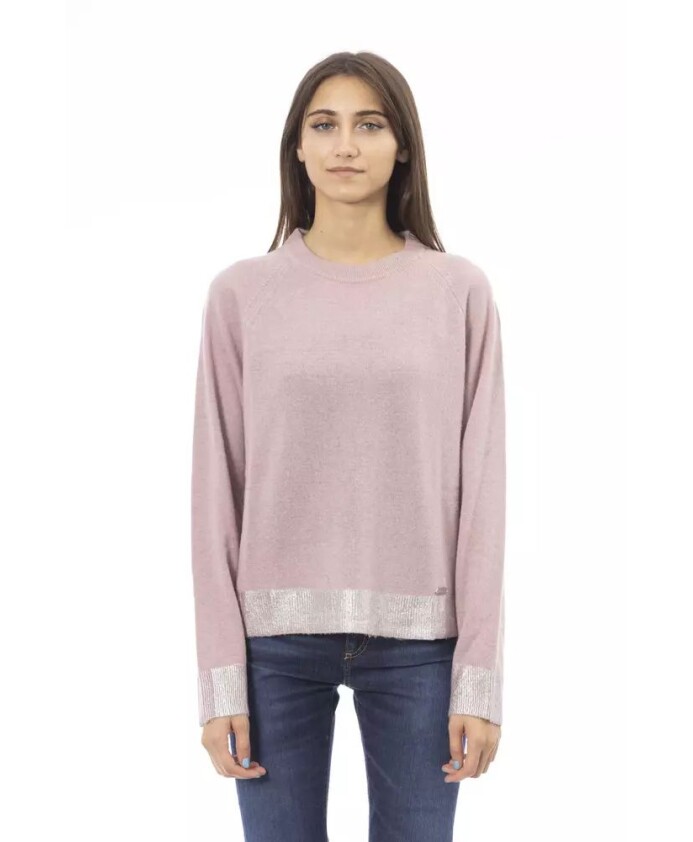 pull-rose-doux-avec-monogramme