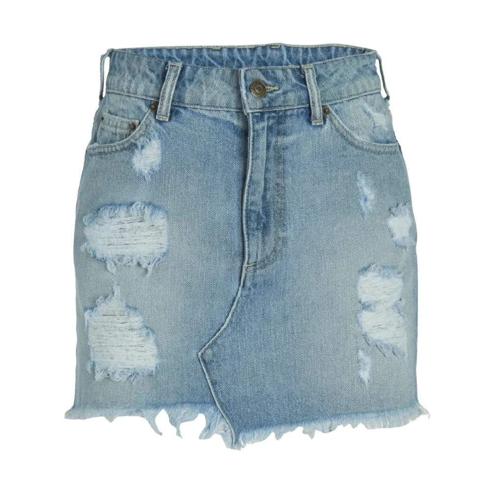 Ser.o.ya Denim Mini Rok Alli Blue Dames