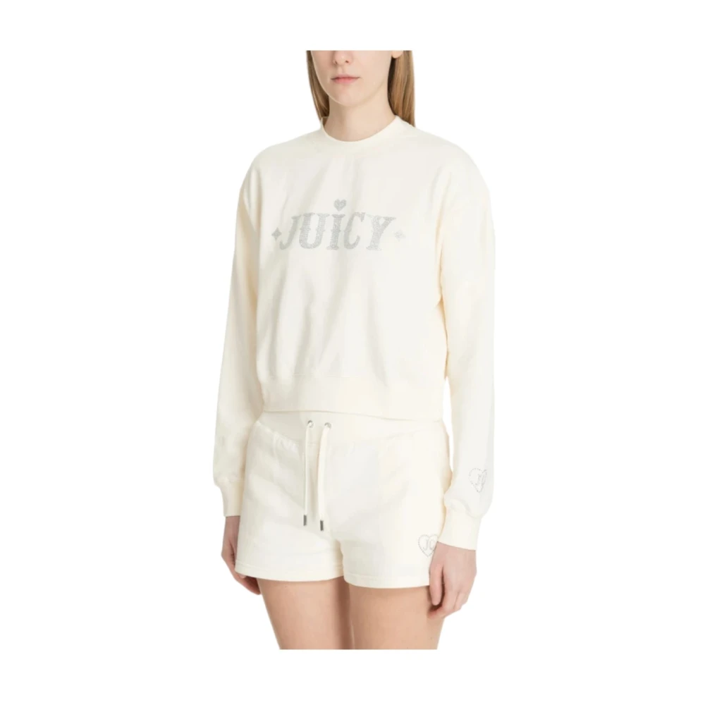 Juicy Couture Stijlvolle Sweatshirt voor Vrouwen Beige Dames