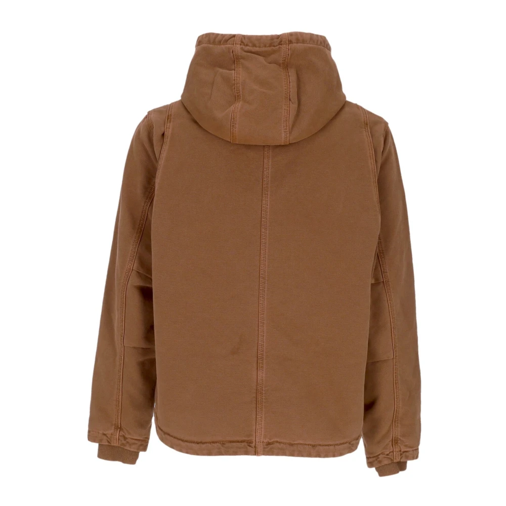 Carhartt WIP Lichtgewicht katoenen jack met capuchon Brown Heren