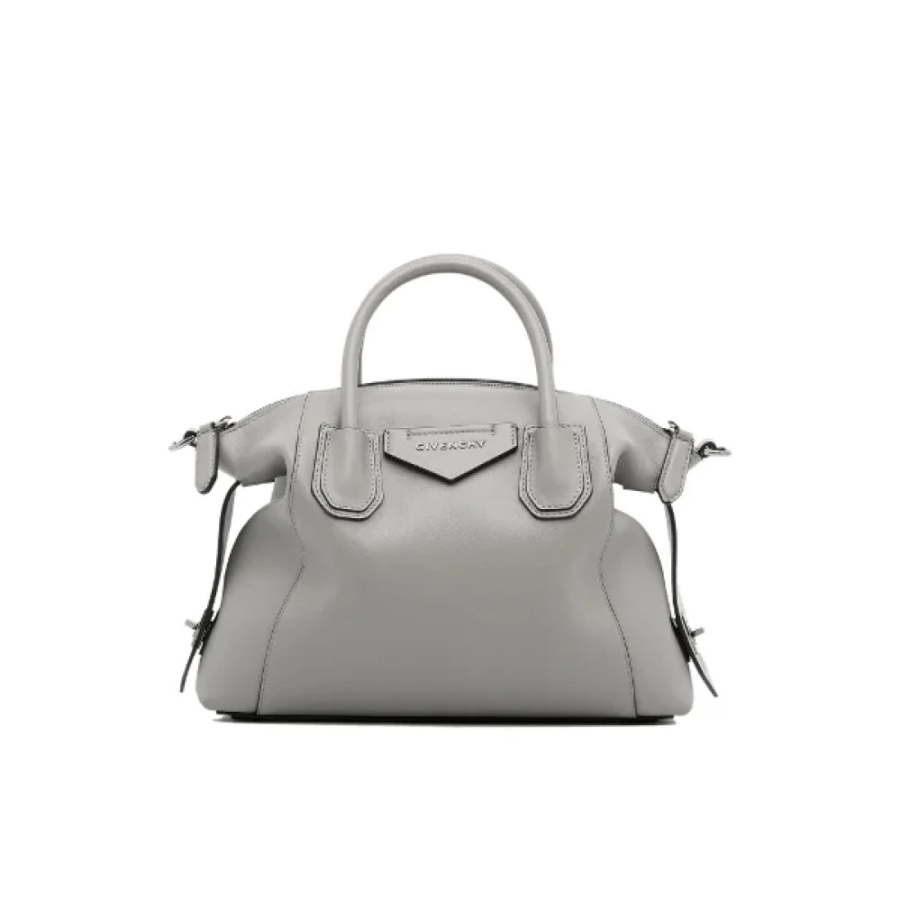 Givenchy Pre-owned Leather crossbody-bags Gray Dames