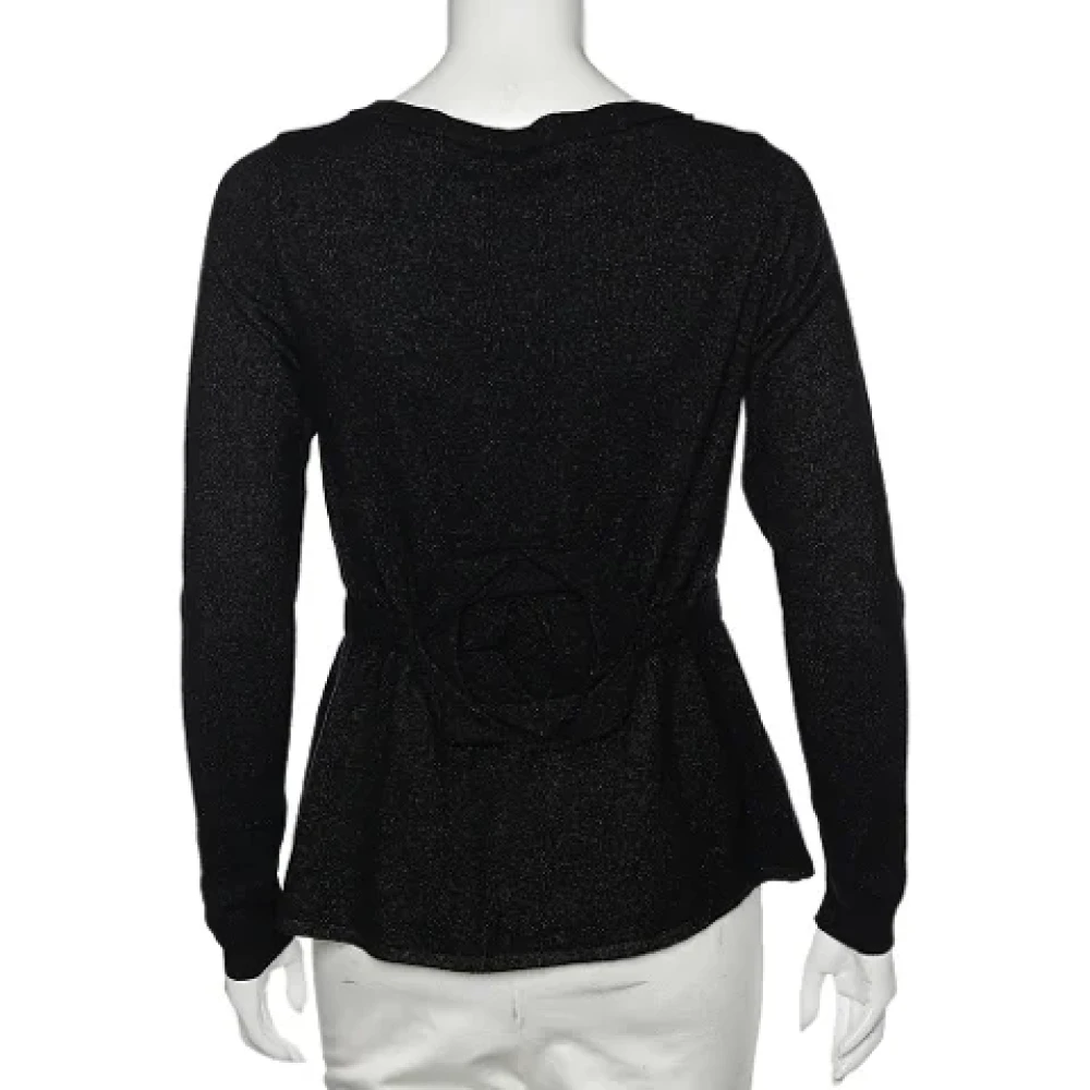 Moschino Pre-Owned Pre-owned Wool tops Black Dames