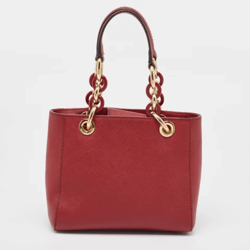 Michael Kors Pre-owned Leather handbags Red Dames