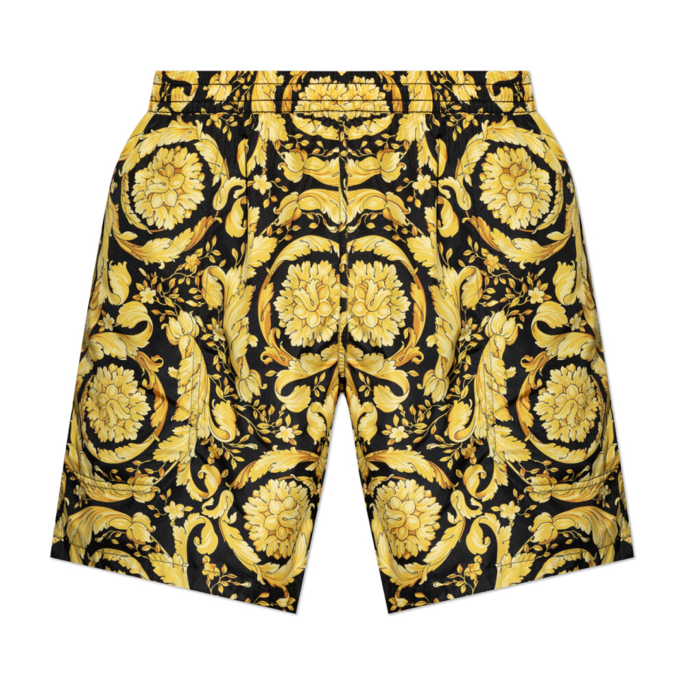 VERSACE スイムショーツ 水着 メンズ バロック柄 イタリア製 バロッコ スイム ショートパンツ プリント | VERSACE JP