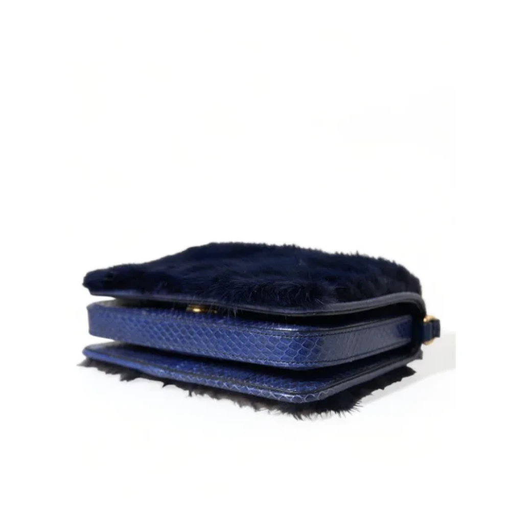 Dolce & Gabbana Pre-owned Leather shoulder-bags Blue Dames