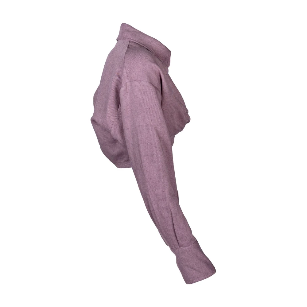 Erika Cavallini Stijlvolle Overhemden voor elke gelegenheid Purple Dames