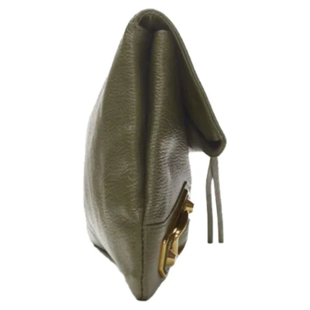 Balenciaga Vintage Pre-owned Leather balenciaga-bags Green Dames
