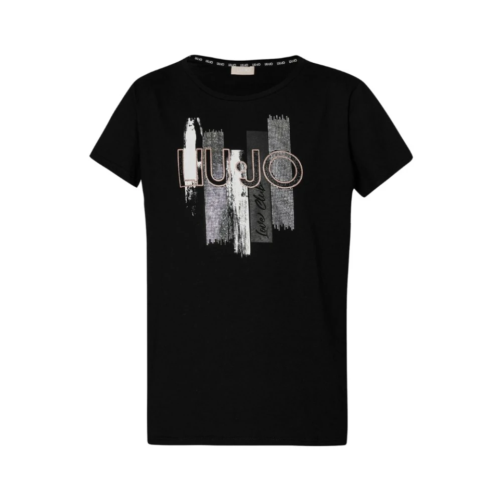 Liu Jo - Tops > T-Shirts - Black - Liu Jo - Modalova
