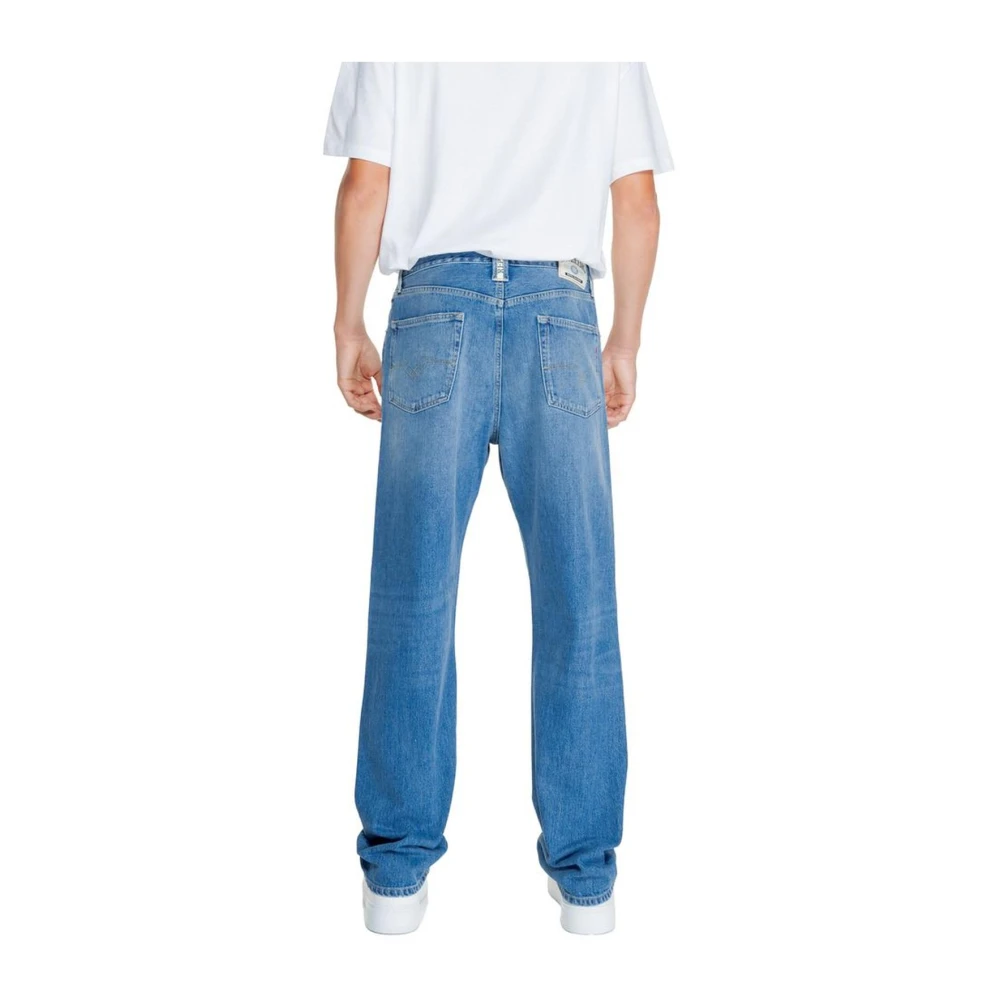 Replay Straight Jeans Blue Heren