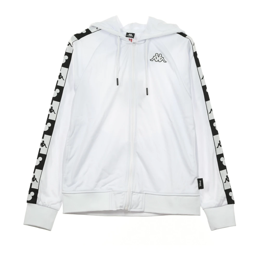 Kappa Men's White Zip-Throughs, Xs, Hooded Track Jacket Disney