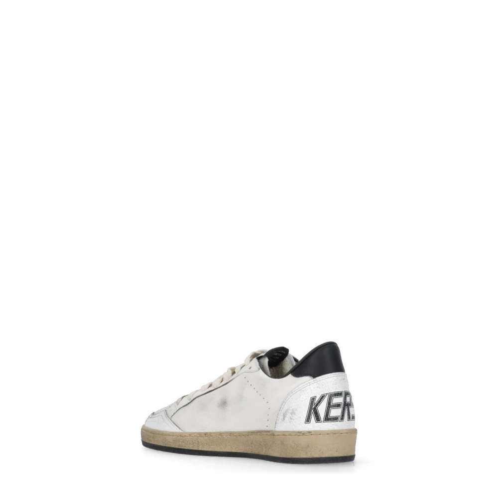 Golden Goose Witte Leren Sneakers met Ademende Details White Heren