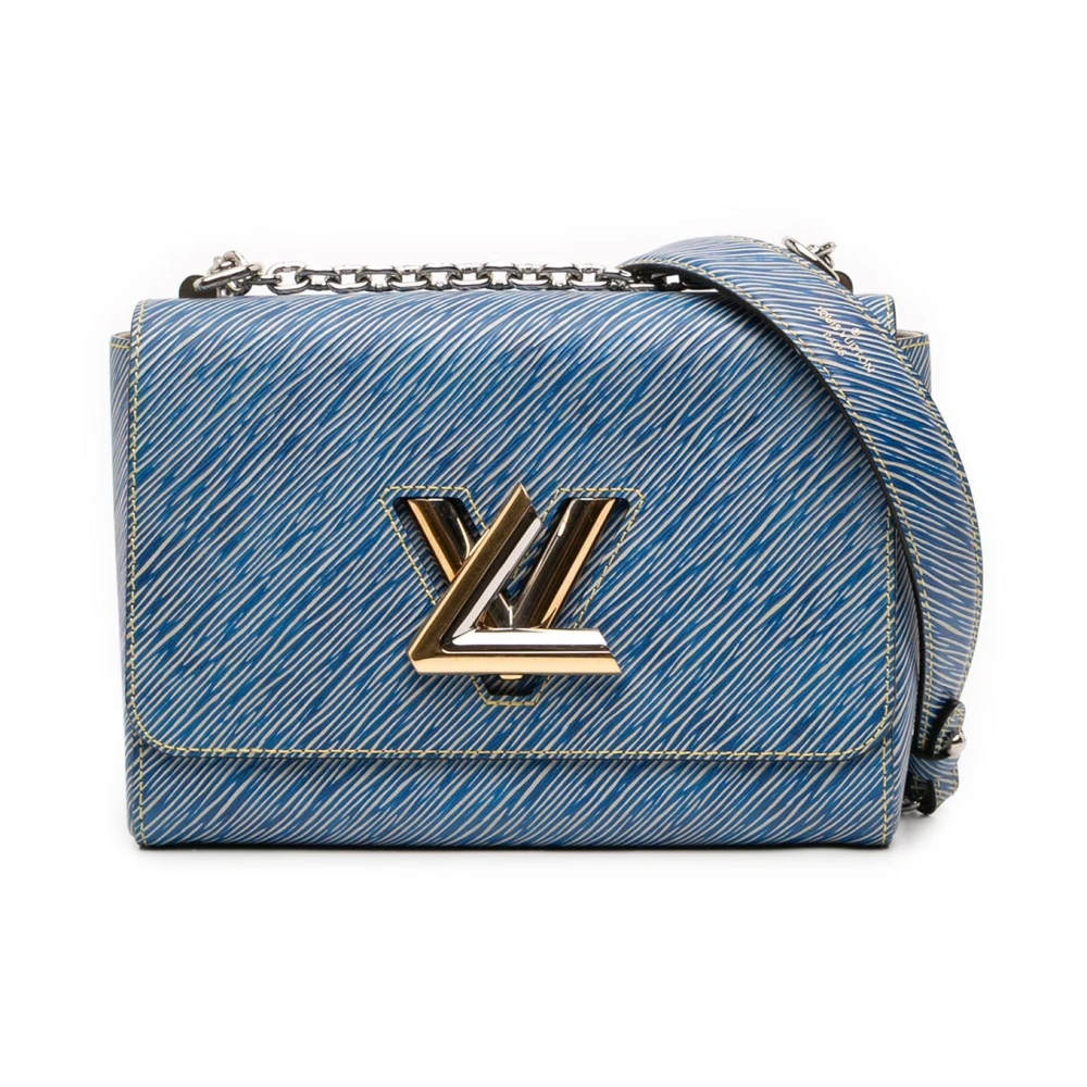 Louis Vuitton Vintage Women's Blue Pre-Owned Stylish Shoulder Bag