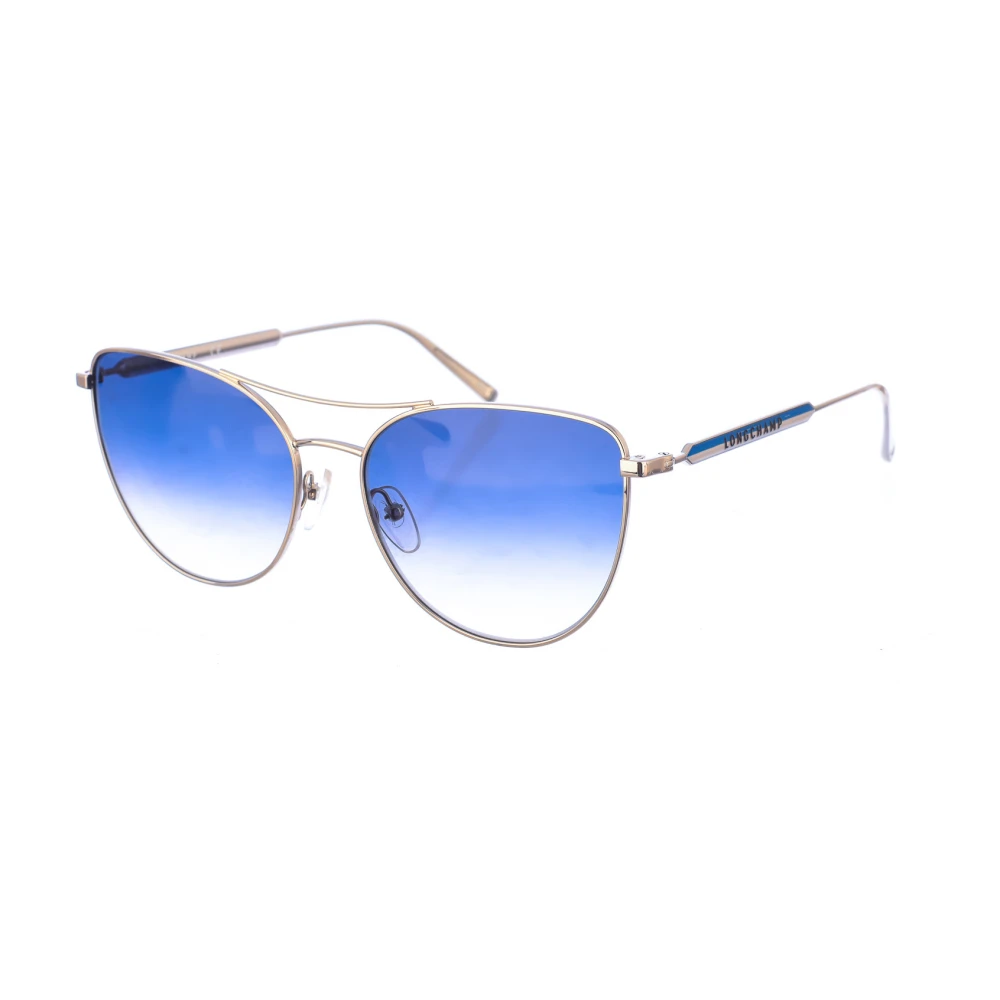 Longchamp Women's Blue Sunglasses, One Size, Oval Sunglasses