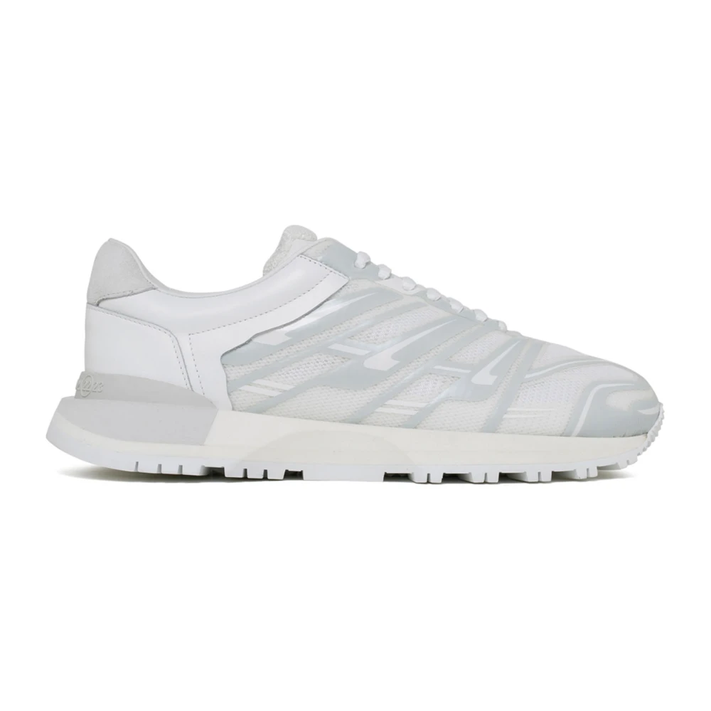 Maison Margiela Men's Multicolor White Low Top Trainers - Sneakers - 8 Uk - Shoes