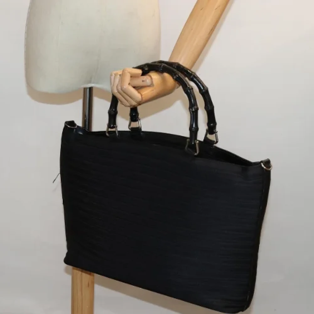 Gucci Vintage Pre-owned Fabric gucci-bags Black Dames