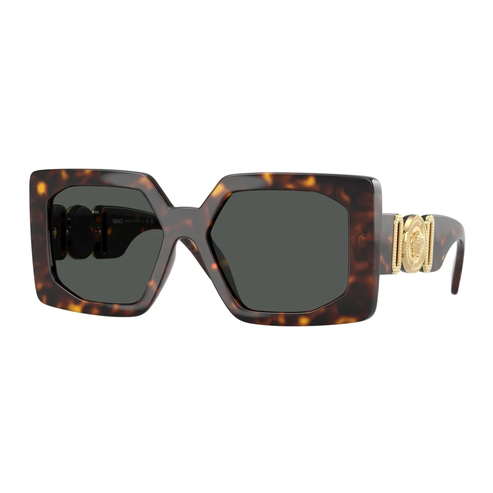 Versace Women's Brown Sunglasses, 55 Mm, Stylish Sunglasses In Black