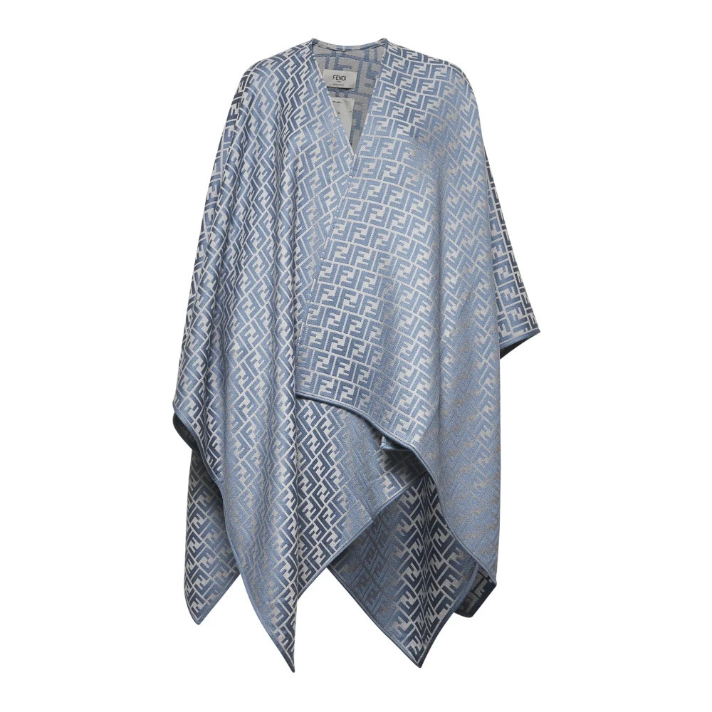Fendi Denim jassen voor mannen Blue Dames
