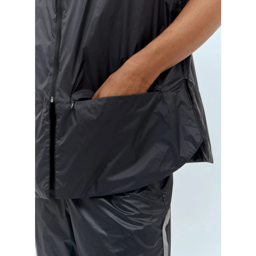 Puma Lichtgewicht vest met logoplaquette Black Heren