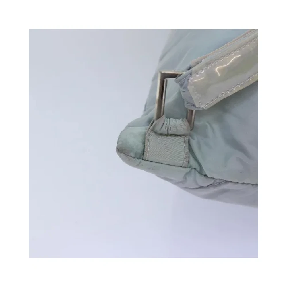 Prada Vintage Pre-owned Nylon backpacks Gray Dames