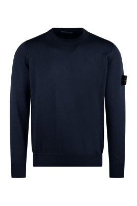 pull-en-coton-avec-col-rond-et-coutures-surelevees