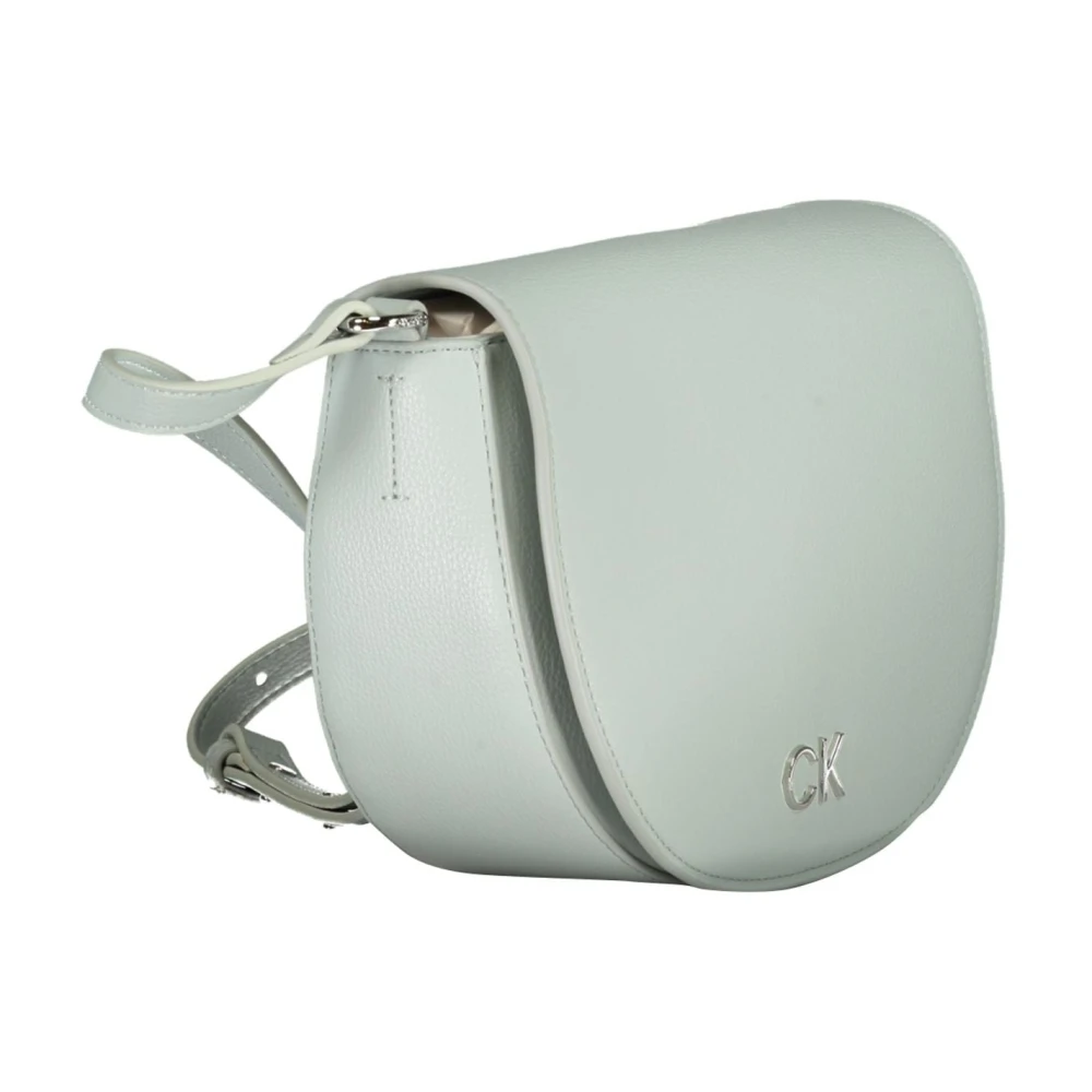 Calvin Klein Blauwe Schoudertas met Verstelbare Band Blue Dames
