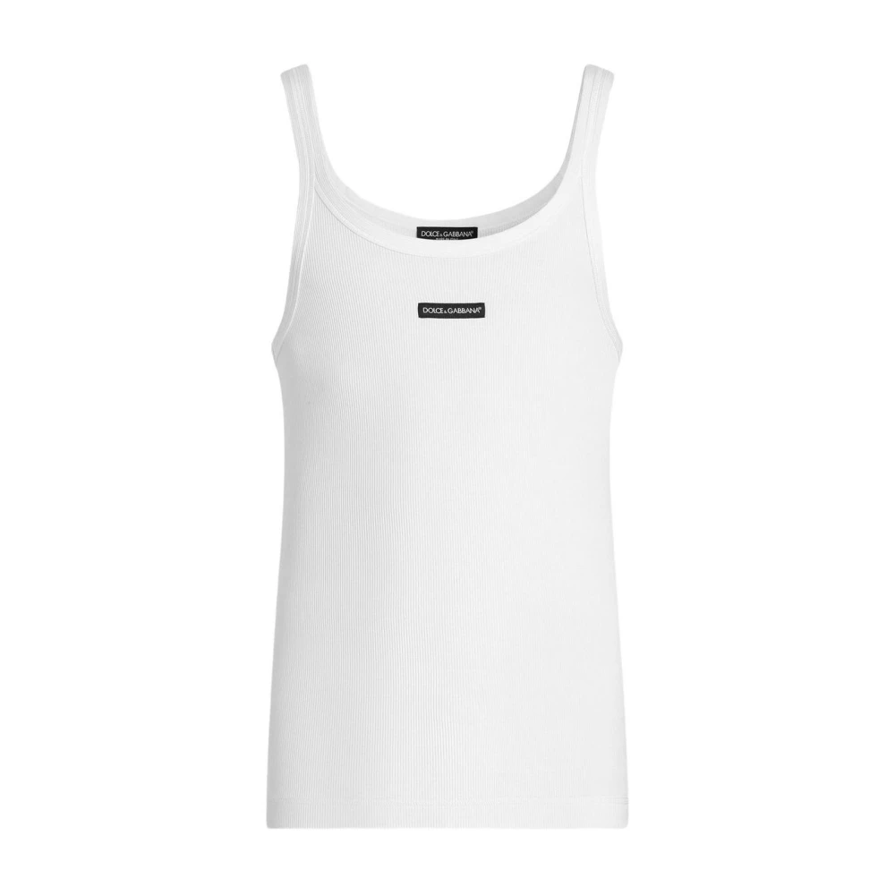 Dolce & Gabbana White Cotton Top - IT54 | XXL - Image 4