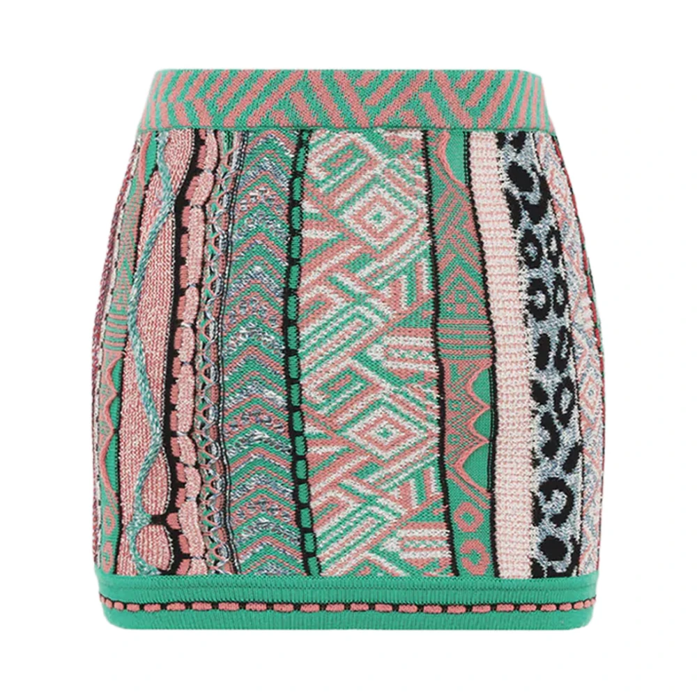 Laneus Damen Multicolor Kurzer Rock