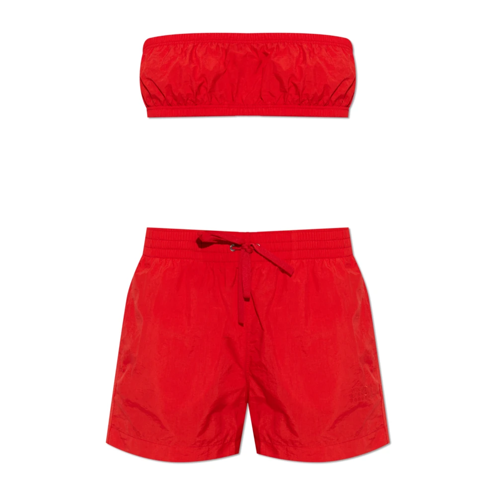 Mm6 Maison Margiela Femme Rouge - Maillot De Bain Deux Pièces - Maillots De Bain - Taille: 36 Fr