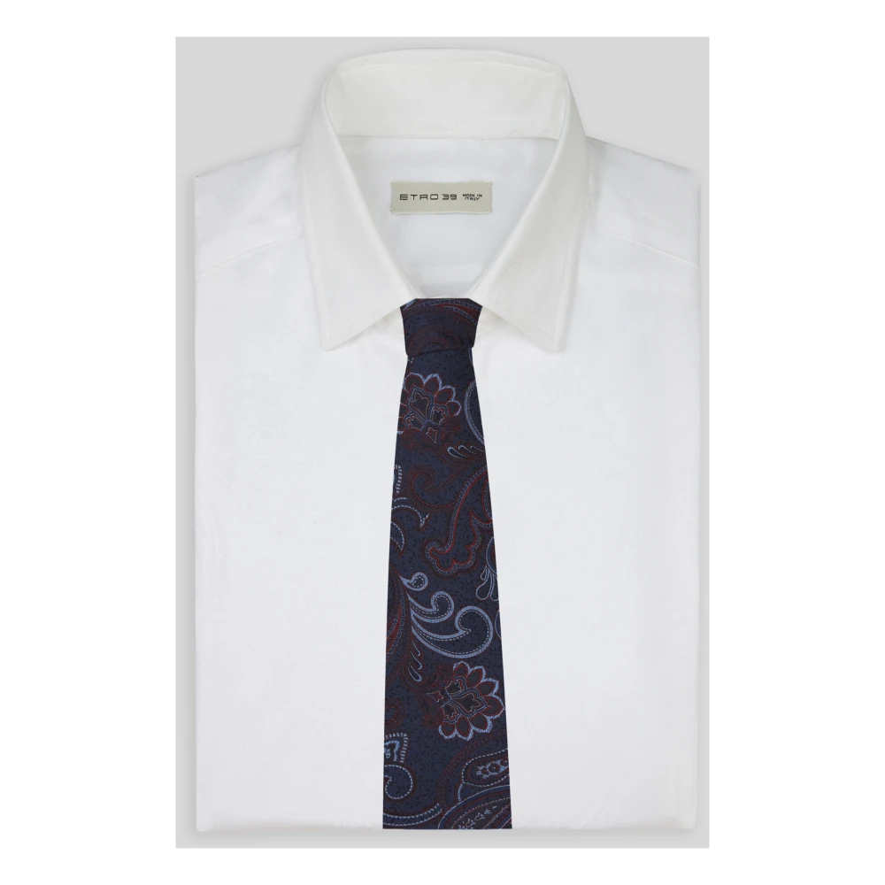 ETRO Elegante Zijden Stropdassen Collectie Multicolor Heren