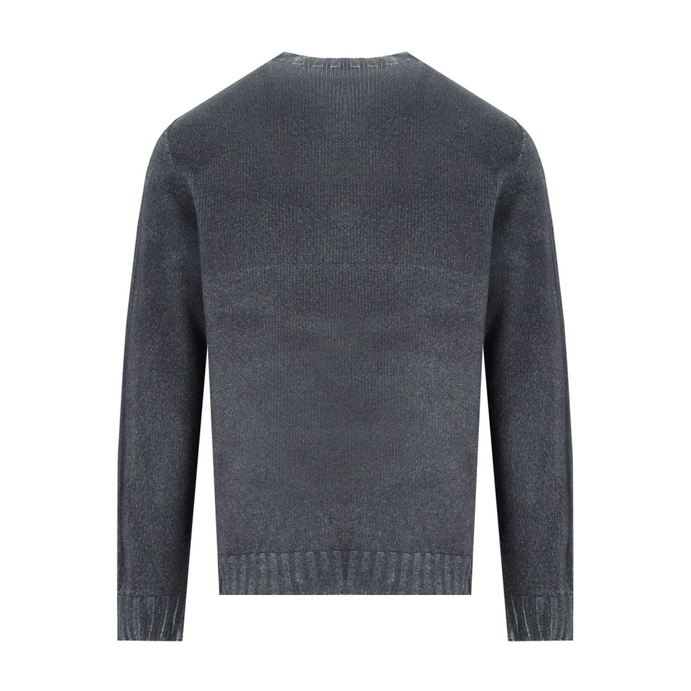BOB Omkeerbare Crewneck Jumper in Grijs Lichtblauw Blue Heren