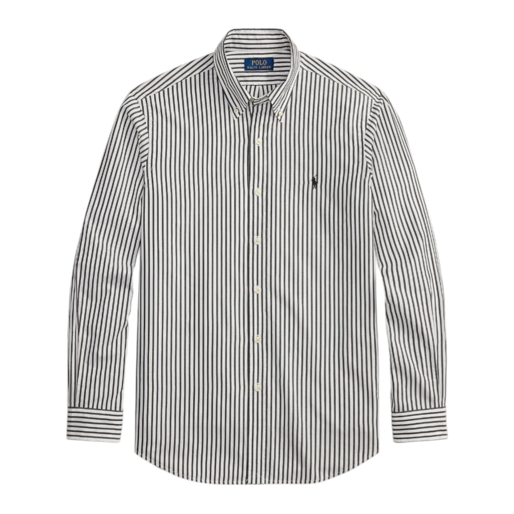 Ralph Lauren Men's Multicolor Casual Shirts, L, Custom Fit Striped Broadcloth Shirt