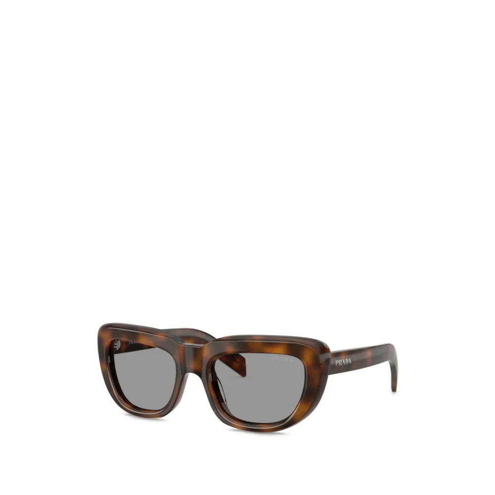 Prada Women's Brown Rectangular Sunglasses - Sunglasses - 53 Mm - Accessories