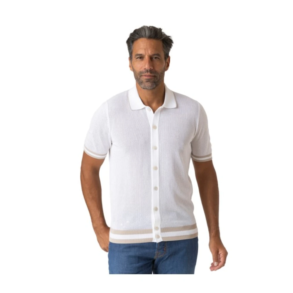 Gran Sasso Homme Blanc - Knitwear > Cardigans