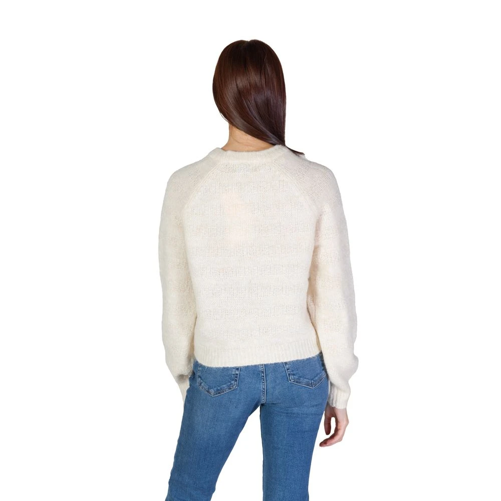 Only Polyester Pullover Dames Sweatshirt Herfst Winter Collectie Beige Dames