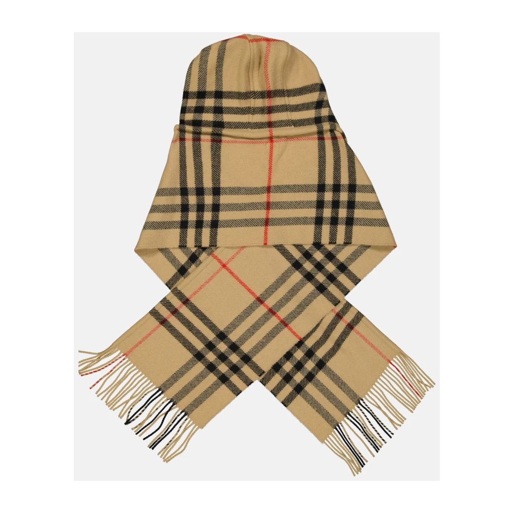 Burberry Vintage Check Hooded Sjaal Brown Dames