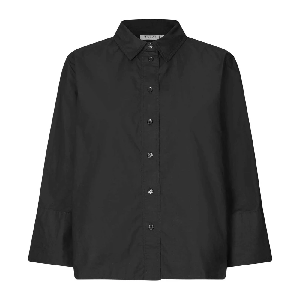 Masai Women's Black Shirts, L, Shirts
