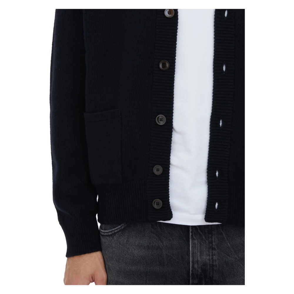 Seven Gauge Lana Cardigan Black Heren
