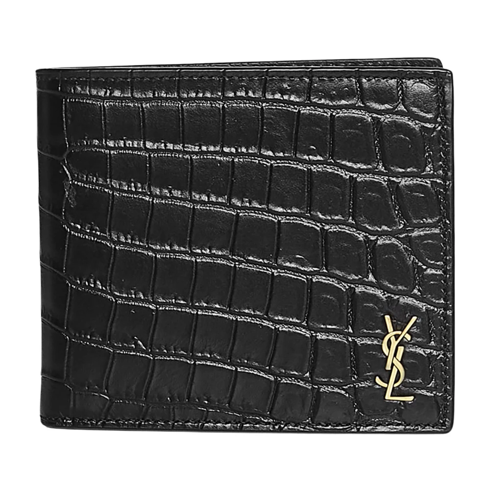 Saint Laurent Wallets & Cardholders Black Heren