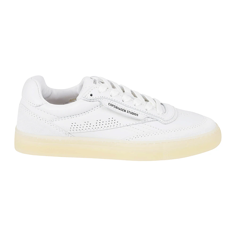 Copenhagen Studios Leren Sneakers met Rubberen Zool Dames Schoenen Wit